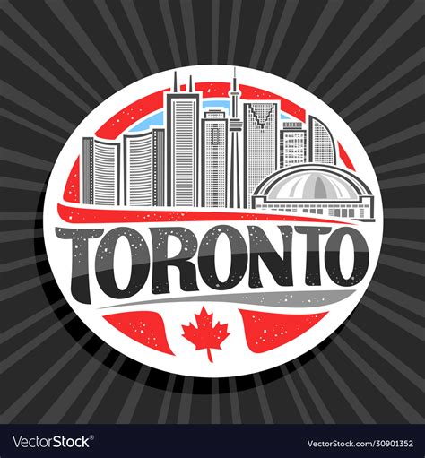 Logo for toronto Royalty Free Vector Image - VectorStock