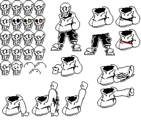 Chara Sprite Sheet Yet Another Underswap Papyrus Animated Sprite By ...