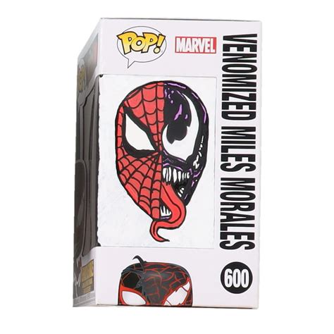 Venomized Miles Morales "Spider-Man: Maximum Venom" #600 Funko Pop! Vinyl Figure with Custom ...