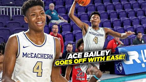 Ace Bailey Takes On TWO Top 50 Recruits & Goes CRAZY at City Of Palms ...