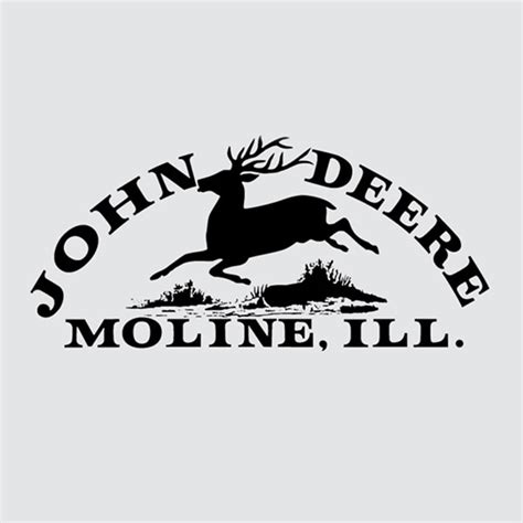 Black John Deere Logo