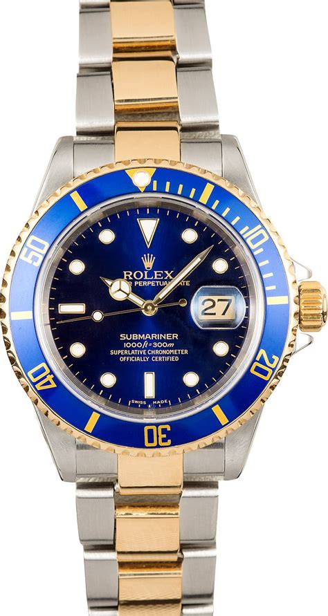 Rolex Submariner 16613 Blue Bezel