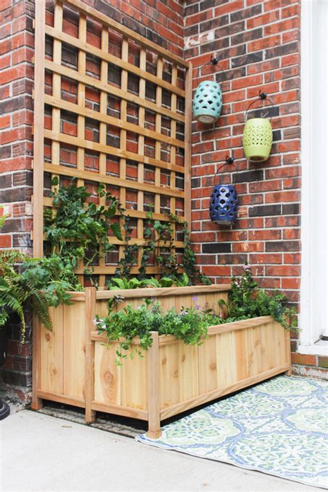 Ana White | Tiered Planter Trellis Featuring Shades of Blue Interiors ...