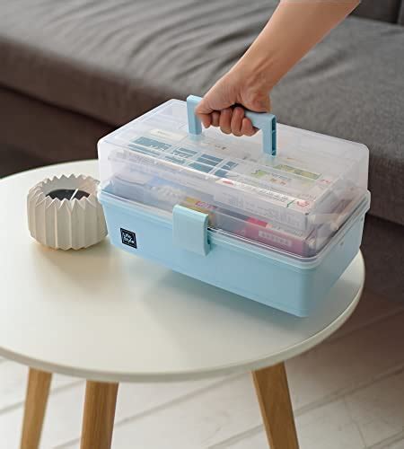 3 Layers Plastic Portable Storage Box, Multipurpose Organizer and ...