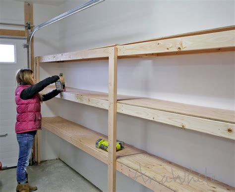 Ana White | Easy and Fast DIY Garage or Basement Shelving for Tote Storage - DIY Projects