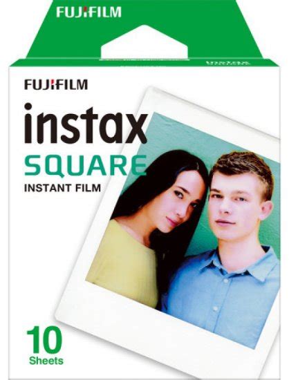 לקנות מציאון ועודפים - מארז 10 סרטי צילום Fujifilm instax Square White למצלמות אינסטנט Fujifilm ...