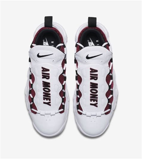 Nike Air More Money 'White & Black & University Red' Release Date. Nike SNKRS FI