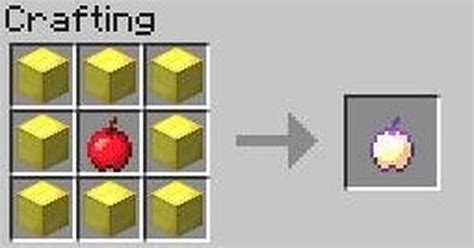 Enchanted Golden Apple Recipe Minecraft Data Pack