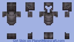 Netherite armor Minecraft Skin