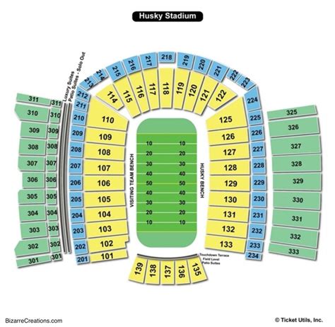 Husky Stadium Seating Chart | Seating Charts & Tickets