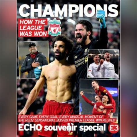 Liverpool FC - Liverpool Echo Commemorative Champions Special Souvenir ...