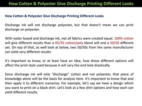 Discharge printing | PPT