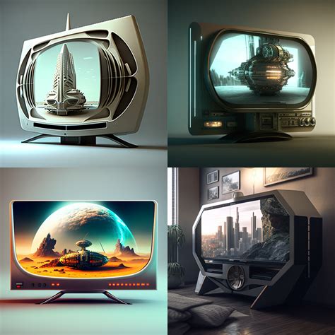 ArtStation - SF futuristic TV