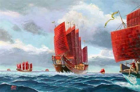 Did Chinese mariners reach Australia before the Europeans? | Zheng he, Art, Concept art