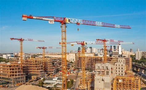 Ten Liebherr tower cranes are helping to build the largest timber campus in Europe - Build Australia