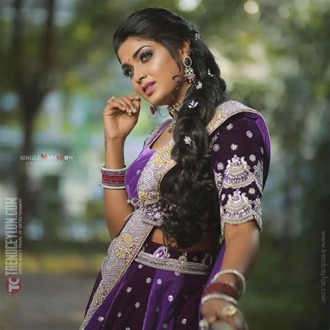 Vanathai Pola Serial Actress Maanya Anand Stills in Lehenga