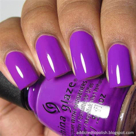 China Glaze - Plur-ple #purplenails | Purple nails, Purple nail polish, Nail polish colors