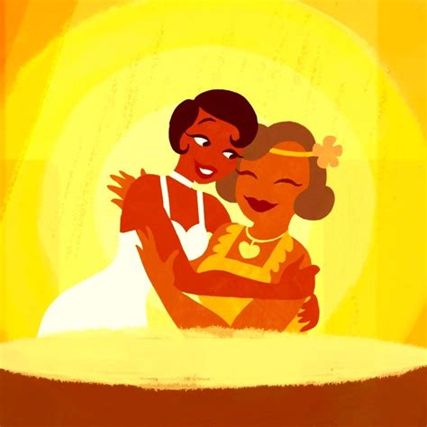 Tiana & Eudora from "Almost There" scene in Princess and the Frog