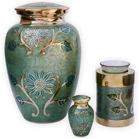 Cremation Urns - Beautiful Urns for Ashes | Green garden, Urn, Burial urns