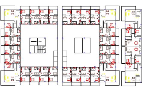 1 BHK Flat layout plan - Cadbull