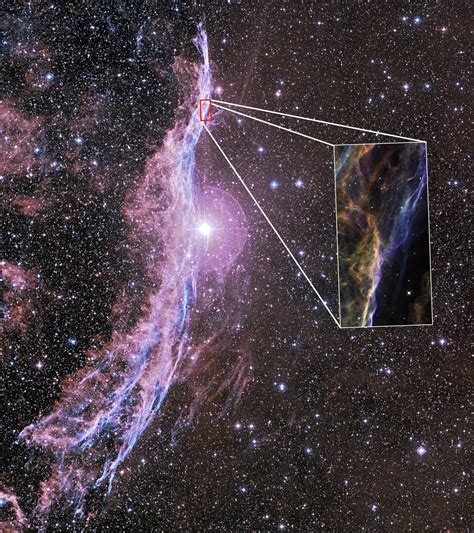 ESA - A hightened section of the Witch's Broom Nebula