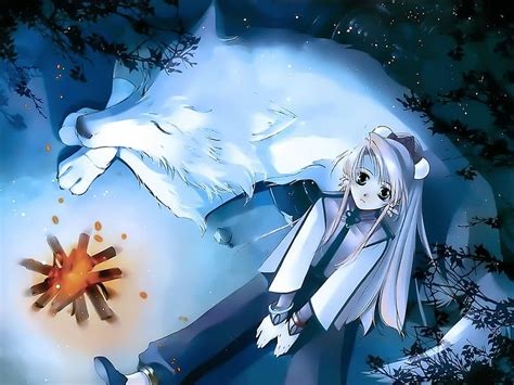 Wolf anime girl, cute, wolf, anime girl, anime, HD wallpaper | Peakpx