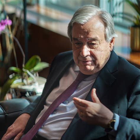 Antonio Guterres Family - Un Secretary General Guterres Pitches Himself For A Second Term In ...