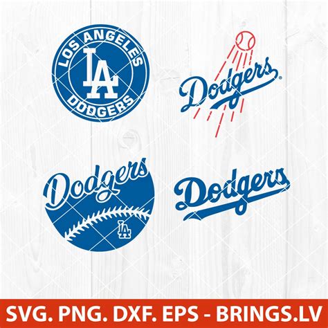 LA Dodgers SVG, Baseball Clipart, Cricut Los Angeles, Dodgers Cutting ...