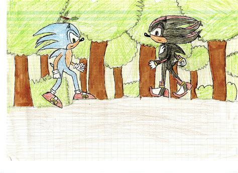 Sonic vs. Shadow: Approach by HyperSonicXdA on DeviantArt