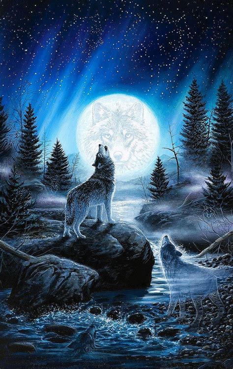Moon Wolf Wallpaper