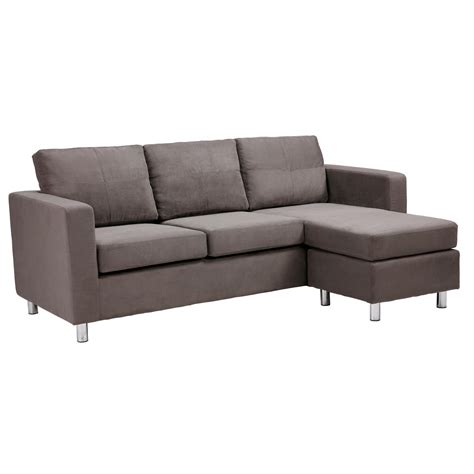 Awesome Modern Minimalist Design Small Sectional Sofa in Gray Color ...