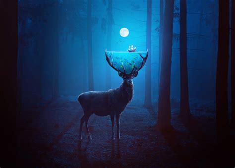 How to Create a Surreal Deer Photo Manipulation with Adobe Photoshop ...