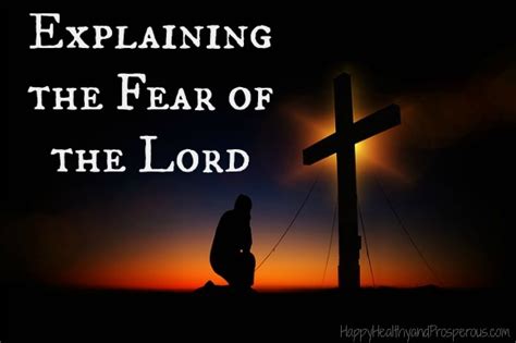 Explaining the Fear of the Lord - Happy, Healthy & Prosperous