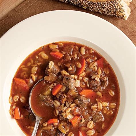 Beef Barley Soup - Slow Cooker Recipe | DebbieNet.com