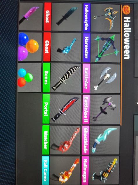 WTS murder mystery 2 weapons, Video Gaming, Gaming Accessories, In-Game ...