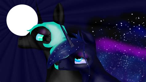 Luna And Nightmare Moon by LittleNightshade on DeviantArt