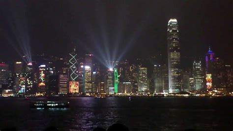 Hong Kong, Victoria Harbour Light Show, A Symphony of Lights - YouTube