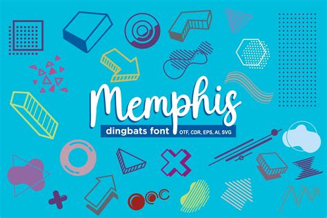 Memphis Font by onoborgol · Creative Fabrica