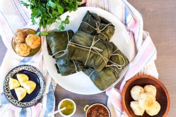 Chicken Colombian tamales recipe is the hallmark of Christmas Colombian ...