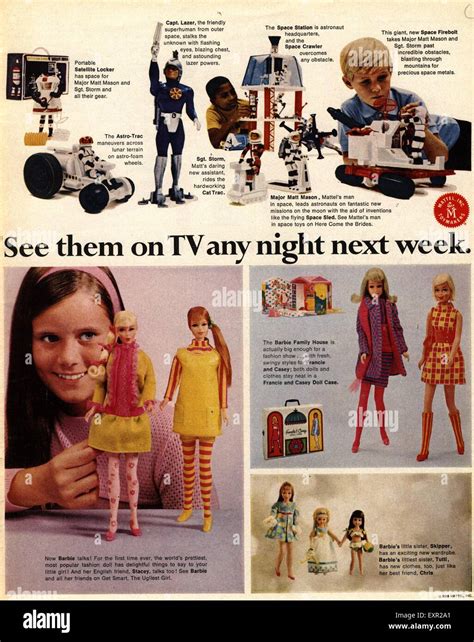 1970s USA Mattel Barbie Doll Magazine Advert Stock Photo - Alamy