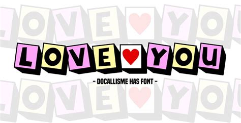 LOVE-YOU font | Fonts2u.com