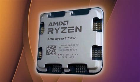 AMD's 6-core Ryzen 5 7500F processor’s first benchmark is unsurprising ...