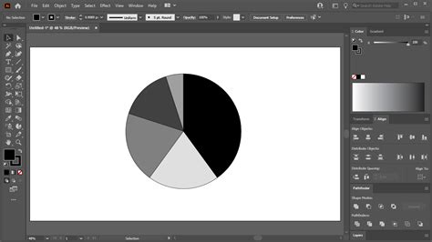 How To Make A 3D Pie Chart In Illustrator – Logos By Nick