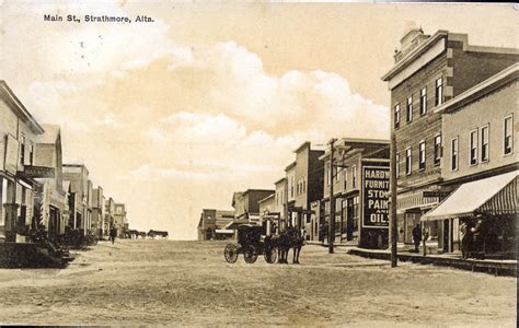 Historical photos photographs of Strathmore Alberta