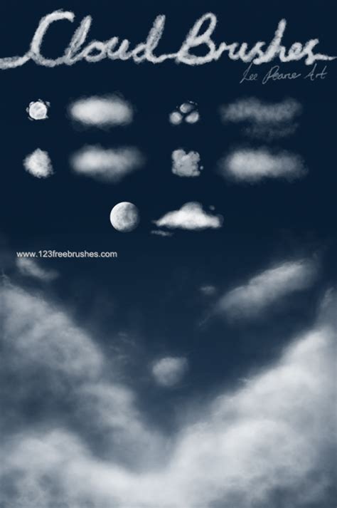 Clouds | Free Photoshop Cs4 Brushes | 123Freebrushes