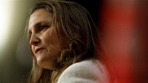 Chrystia Freeland has a 'legitimate shot' at top NATO job, expert says ...