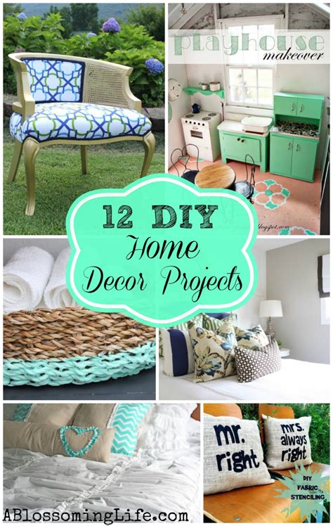 12 Inspiring DIY Home Decor Projects - A Blossoming Life