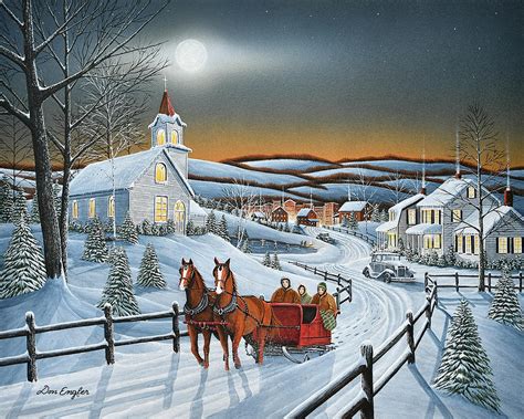 Winter Dreams Painting by Don Engler