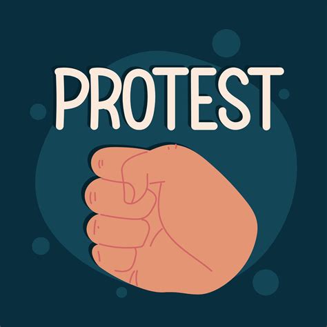 fist hand protest 4209370 Vector Art at Vecteezy