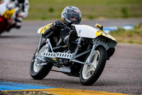 Homebuilt Recumbent Motorcycle Racer Competes in MRA Sanctioned Event